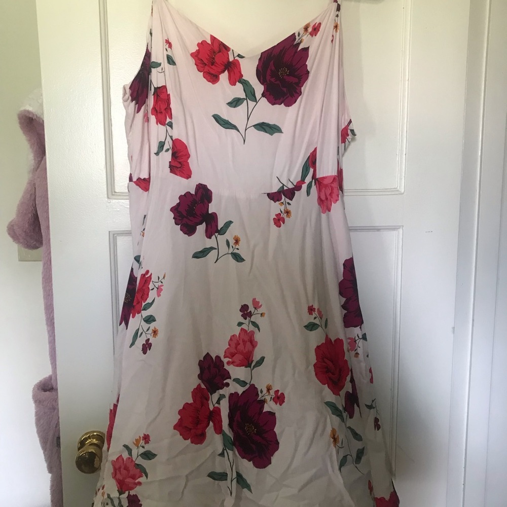 Pink floral cami dress. XXL, Old Navy